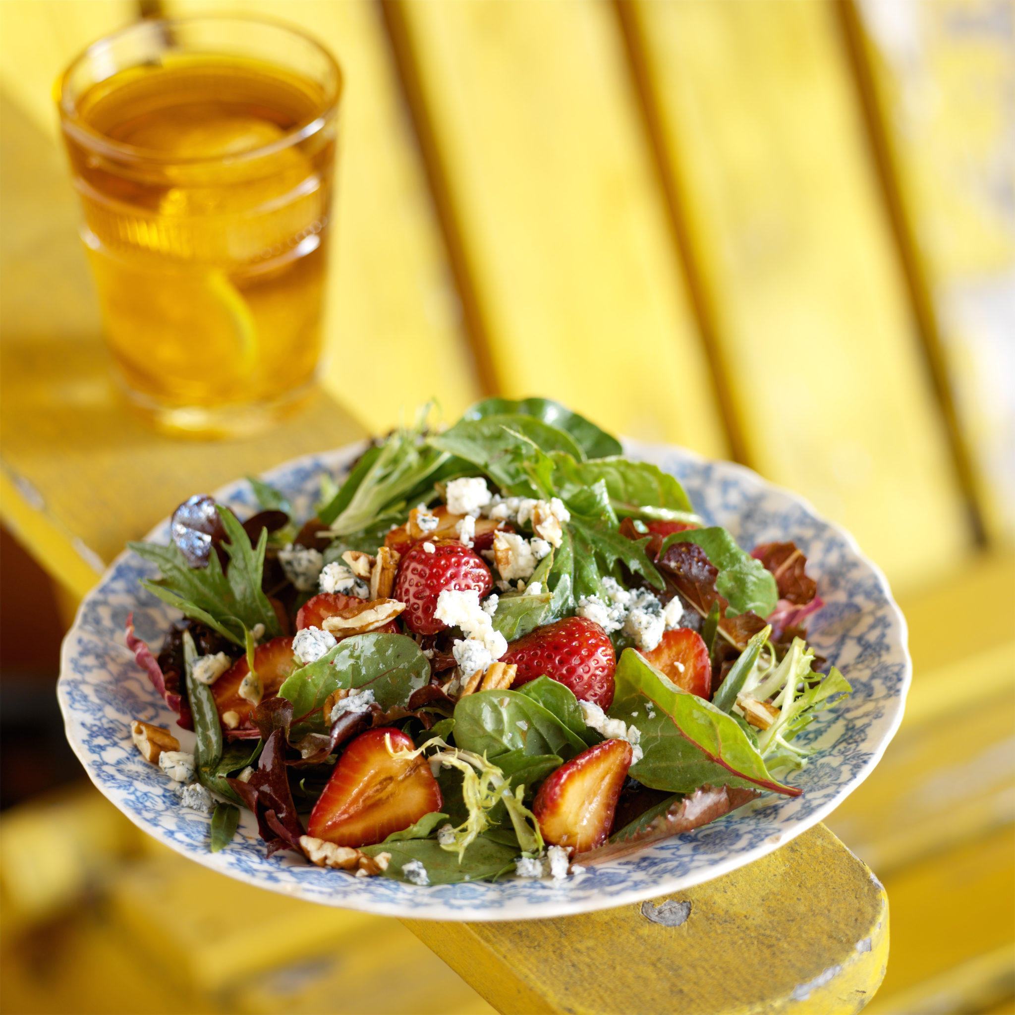 StrawberryTarragon Salad with Aged Balsamic Vinegar Earthbound Farm