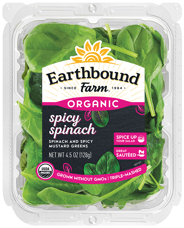Fresh Organic Spicy Spinach | Earthbound Farm | Organic Since 1984