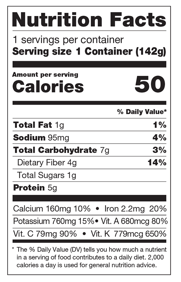 5oz-Spinach Kale NFP