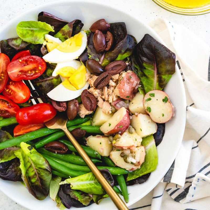 Baby Red Butter Lettuce Niçoise Salad Recipe