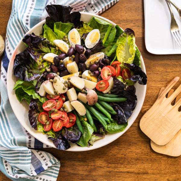 nicoise salad little gems