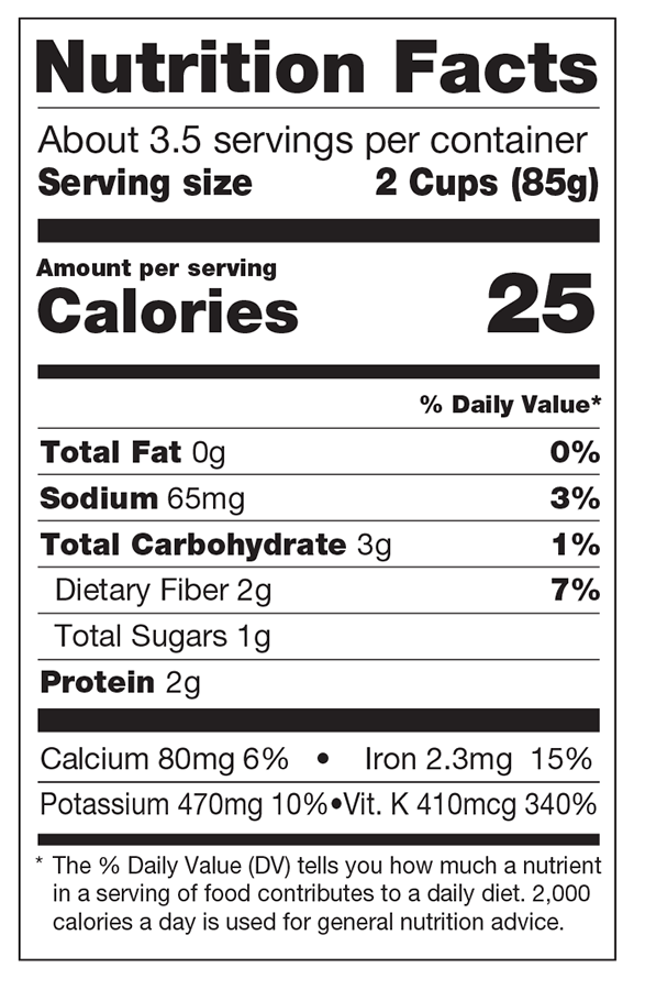 10oz-Baby Spinach NFP
