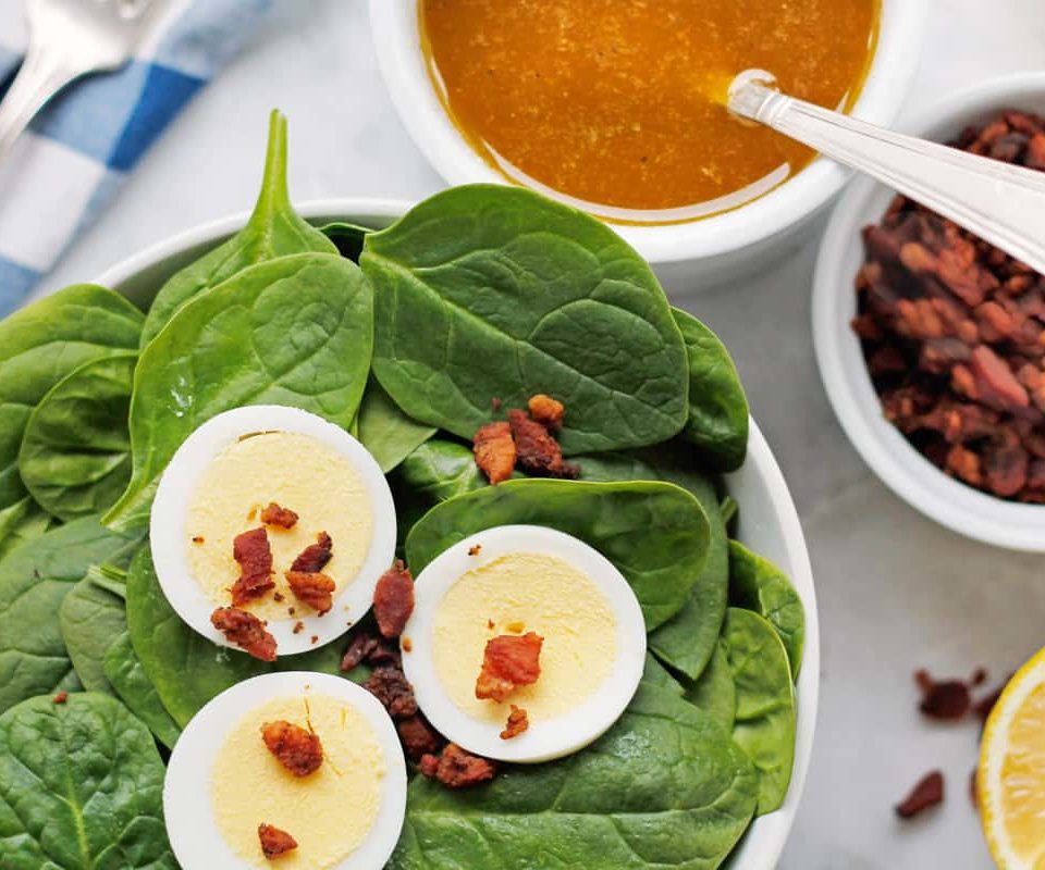 Go Gingham Classic Spinach Salad