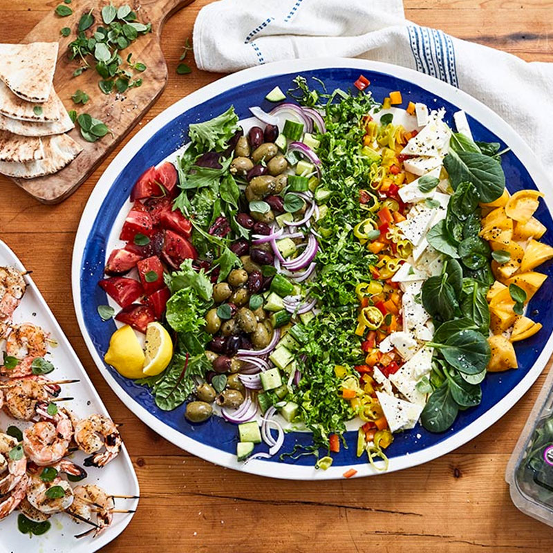 Greek Salad for a Crowd—Large or Small!