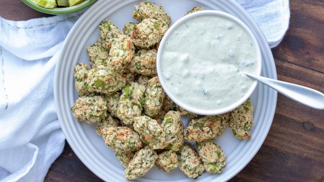 Baked Broccoli Cauliflower Veggie Tots