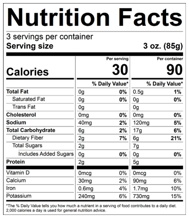 Organic Vegetable Medley NFP Dual