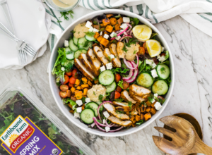 Mediterranean Chicken Salad with Lemon Tahini Dressing Image