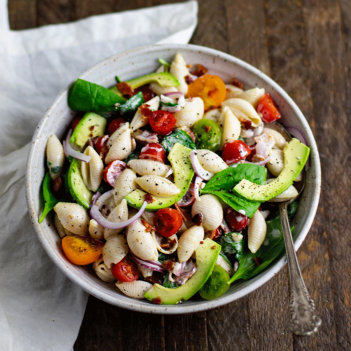 BLT Pasta Salad Featured Image