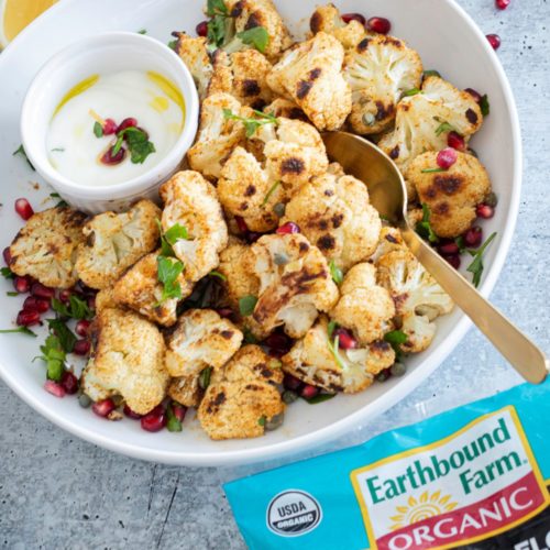 Roasted Cauliflower with Pomegranate and Capers Featured Image