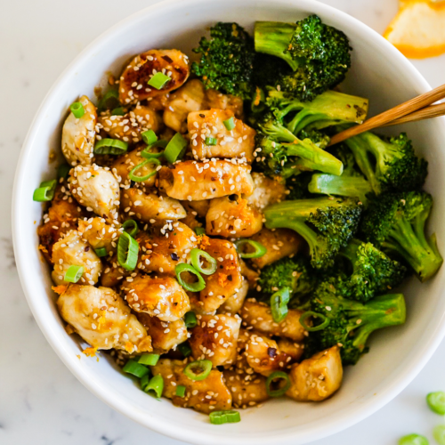 Paleo Orange Chicken & Broccoli Featured Image