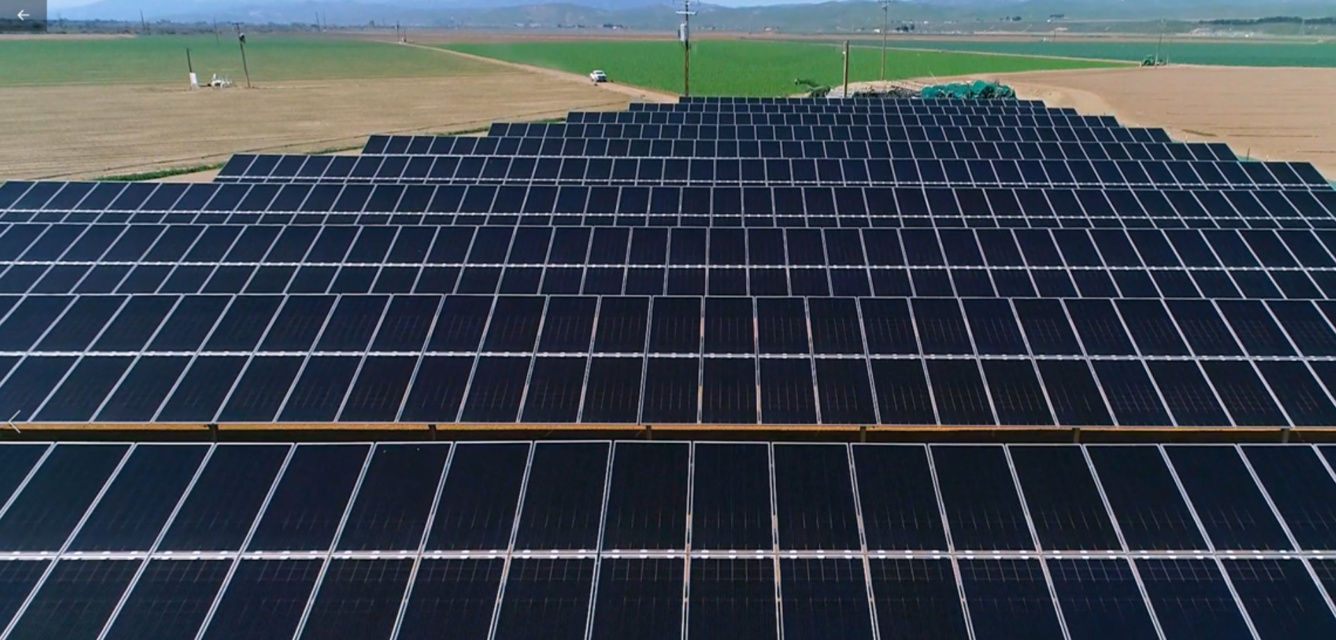solar panels organic farm