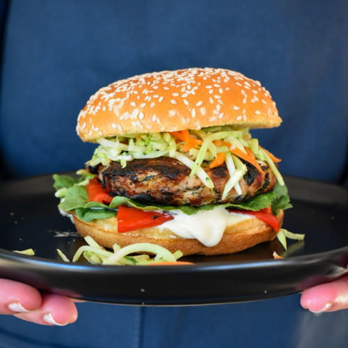 Kale and Feta Burgers Featured Image