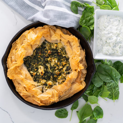 Spinach Feta Spanakopita Featured Image