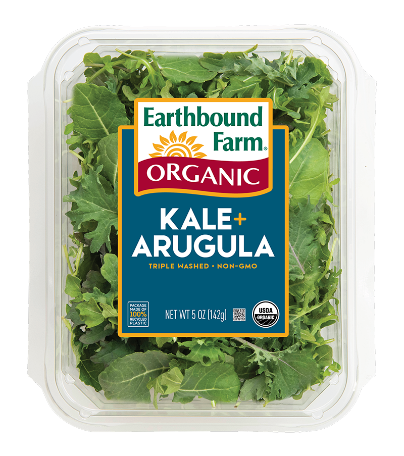 Organic Baby Kale and Baby Arugula