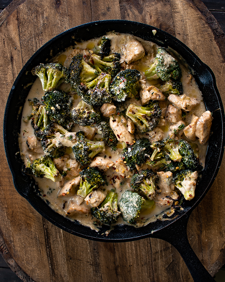 One Skillet Chicken Broccoli Pot Pie Image 1