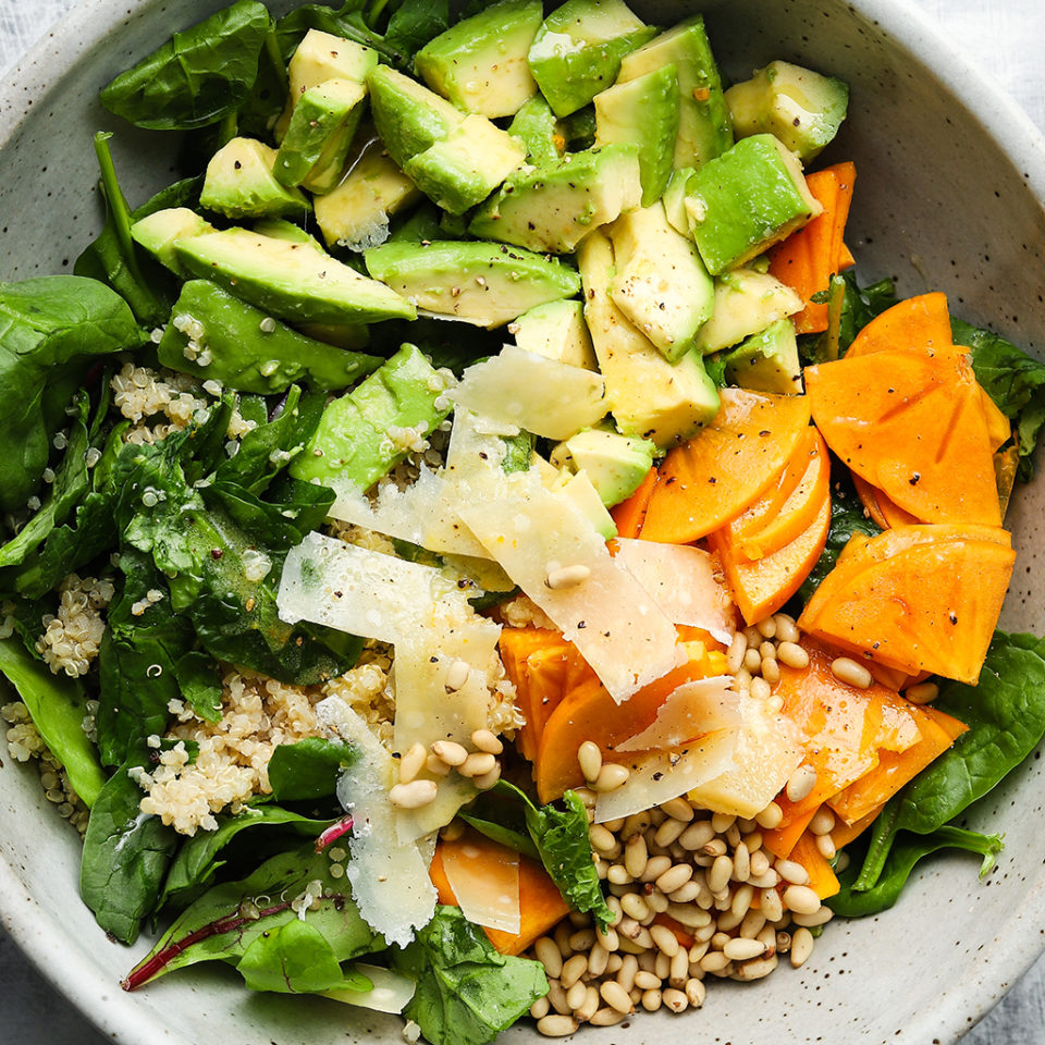 Persimmon and Avocado Salad Header Image