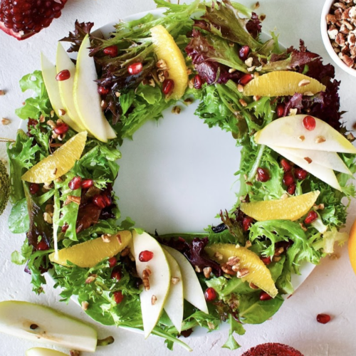 Holiday Salad Wreath