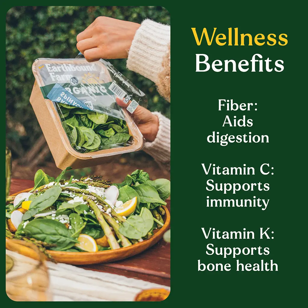 EBF Baby Spinach 5oz Fiber Welness Benefits