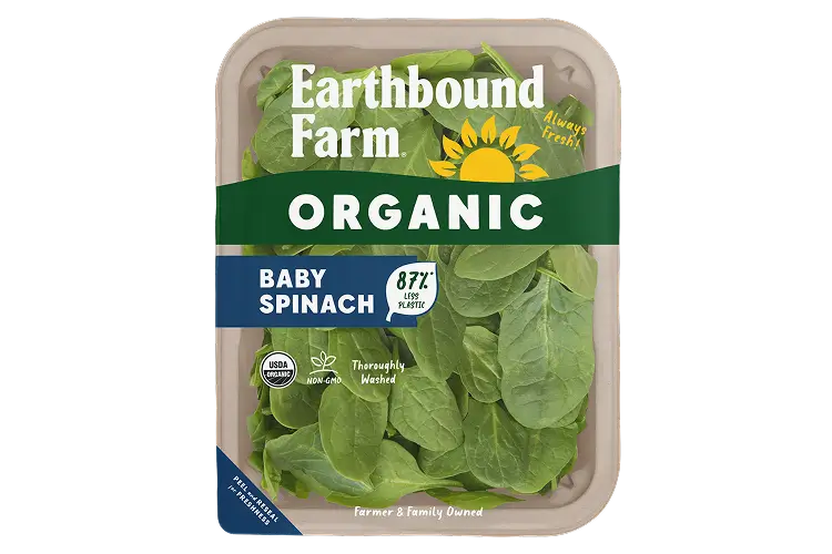 EBF Baby Spinach 5oz Support
