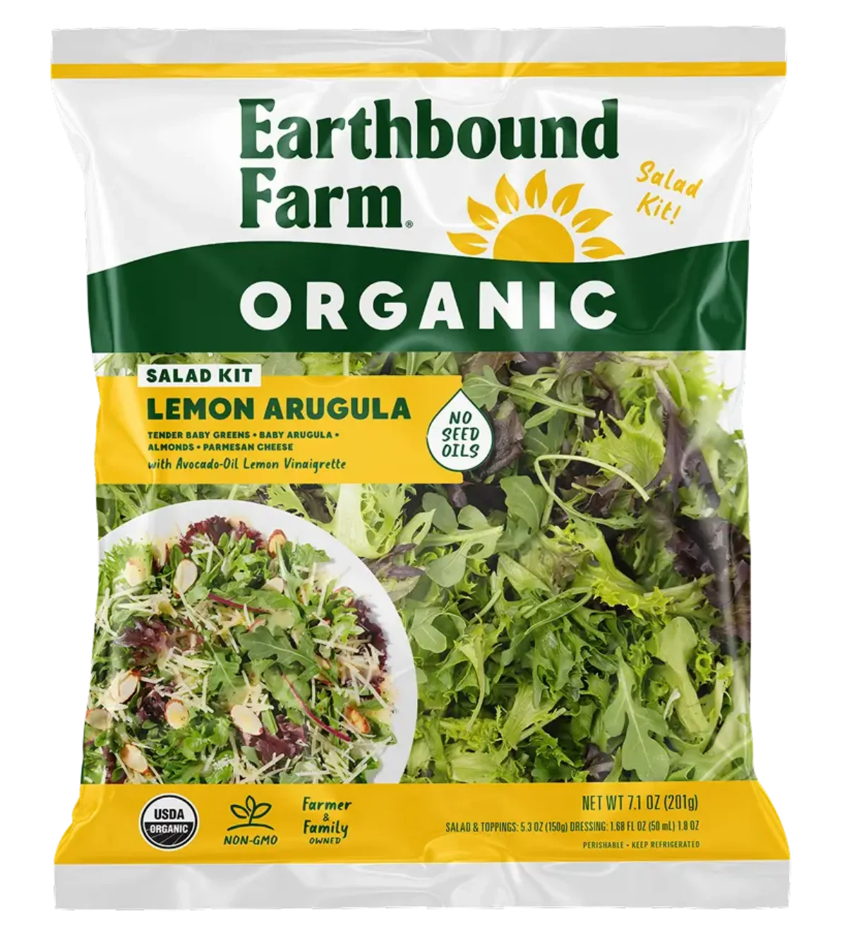 Lemon Arugula Salad Kit - earthboundfarm