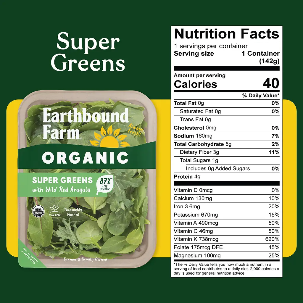 Ebf Super Greens Red Arugula 5oz Fiber_nfp 1