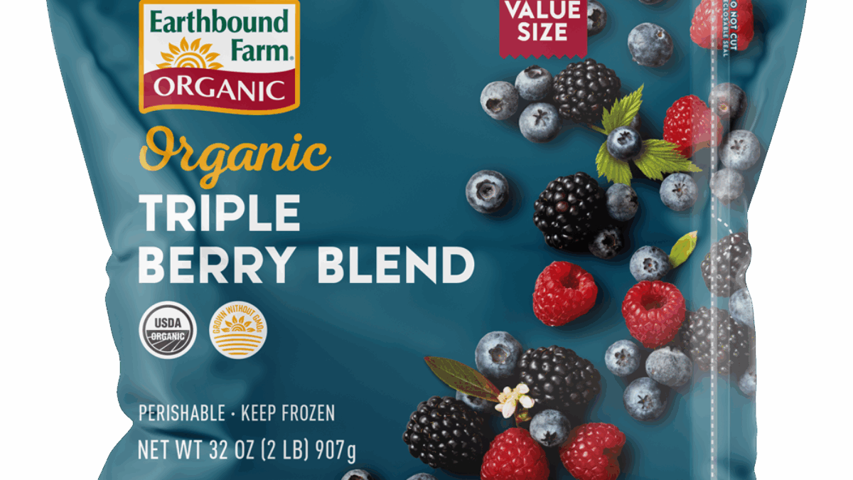 Frozen Organic Triple Berry Blend - earthboundfarm