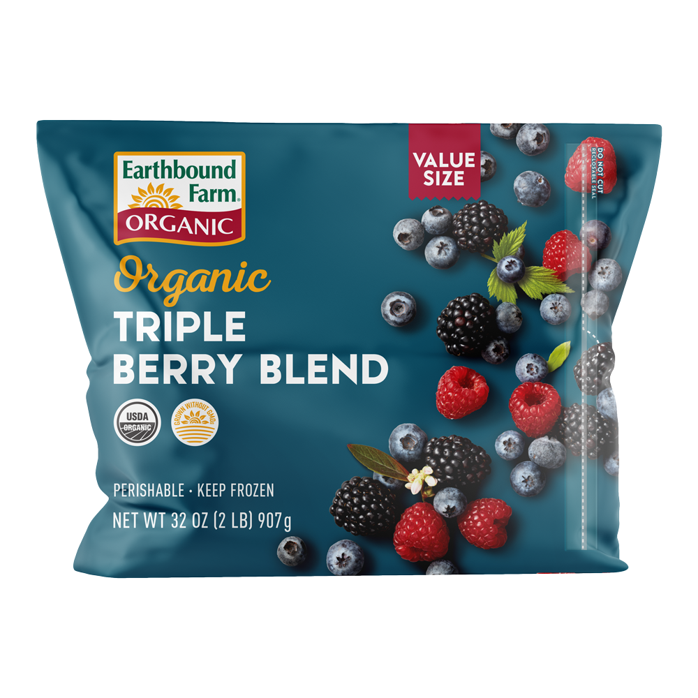 Frozen Organic Triple Berry Blend