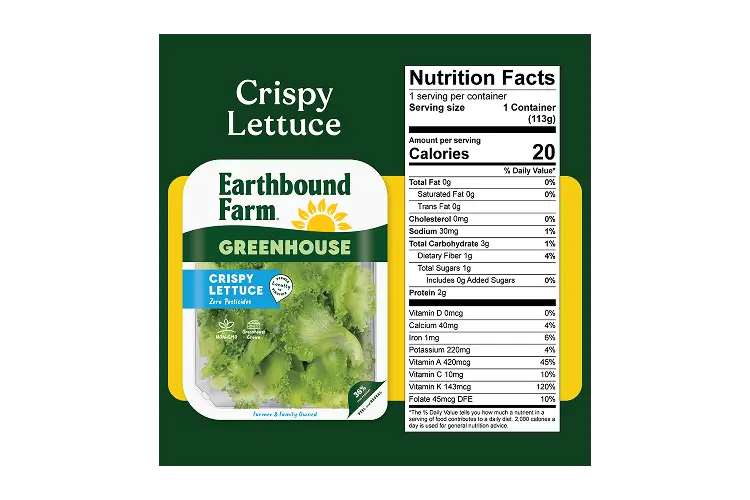 EBF GH 4oz Crispy Lettuce NFP