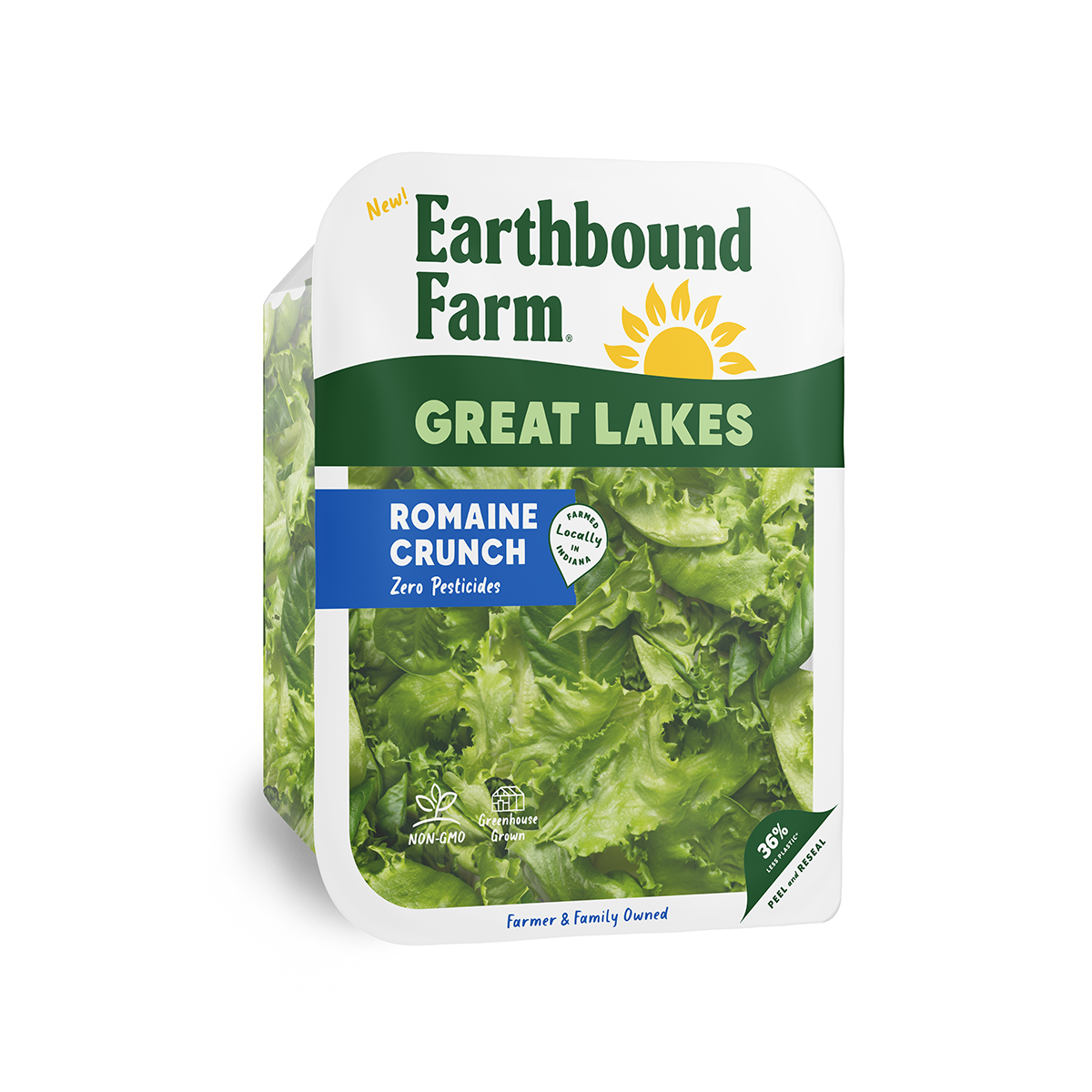 Romaine Crunch-4oz Half view Top