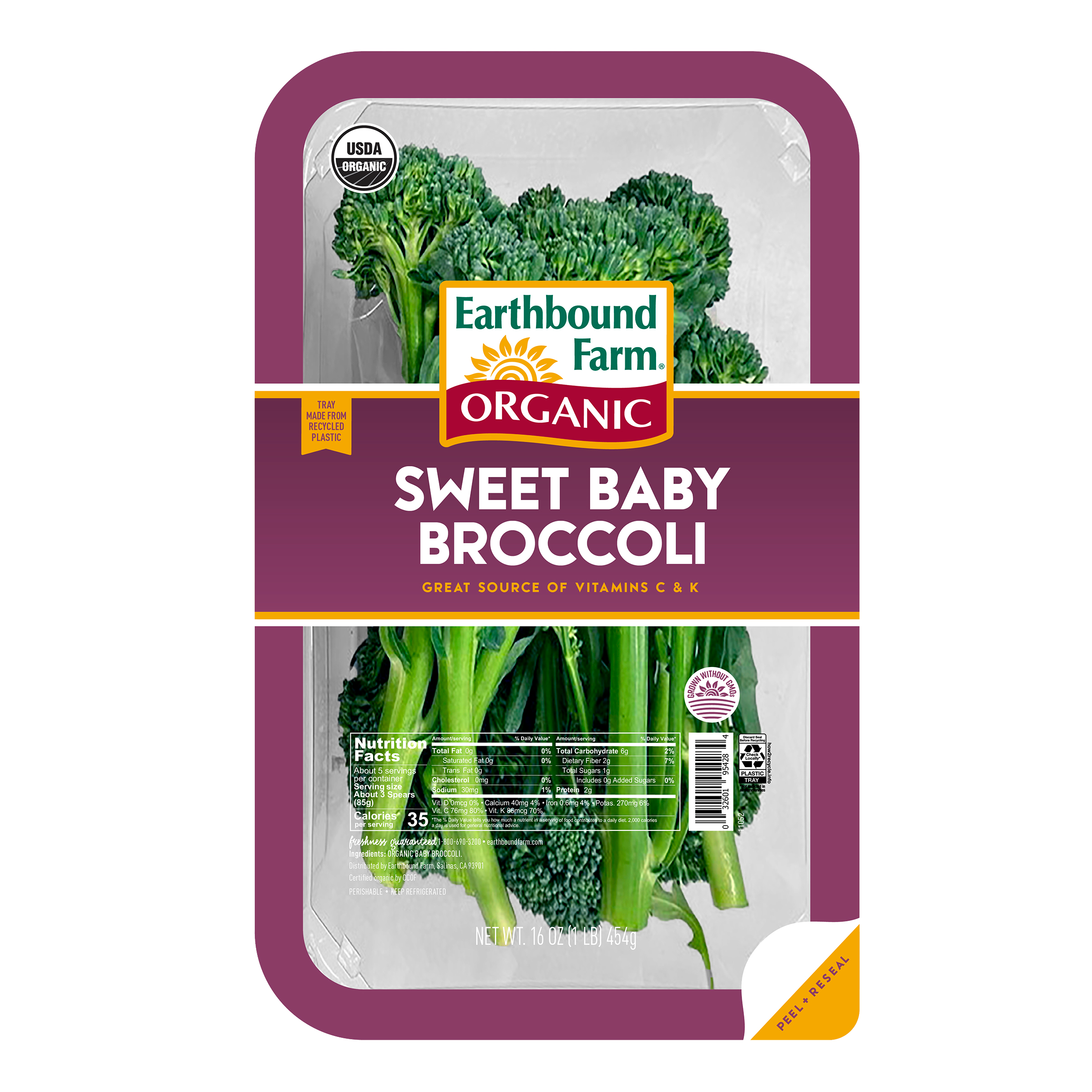 Organic Sweet Baby Broccoli