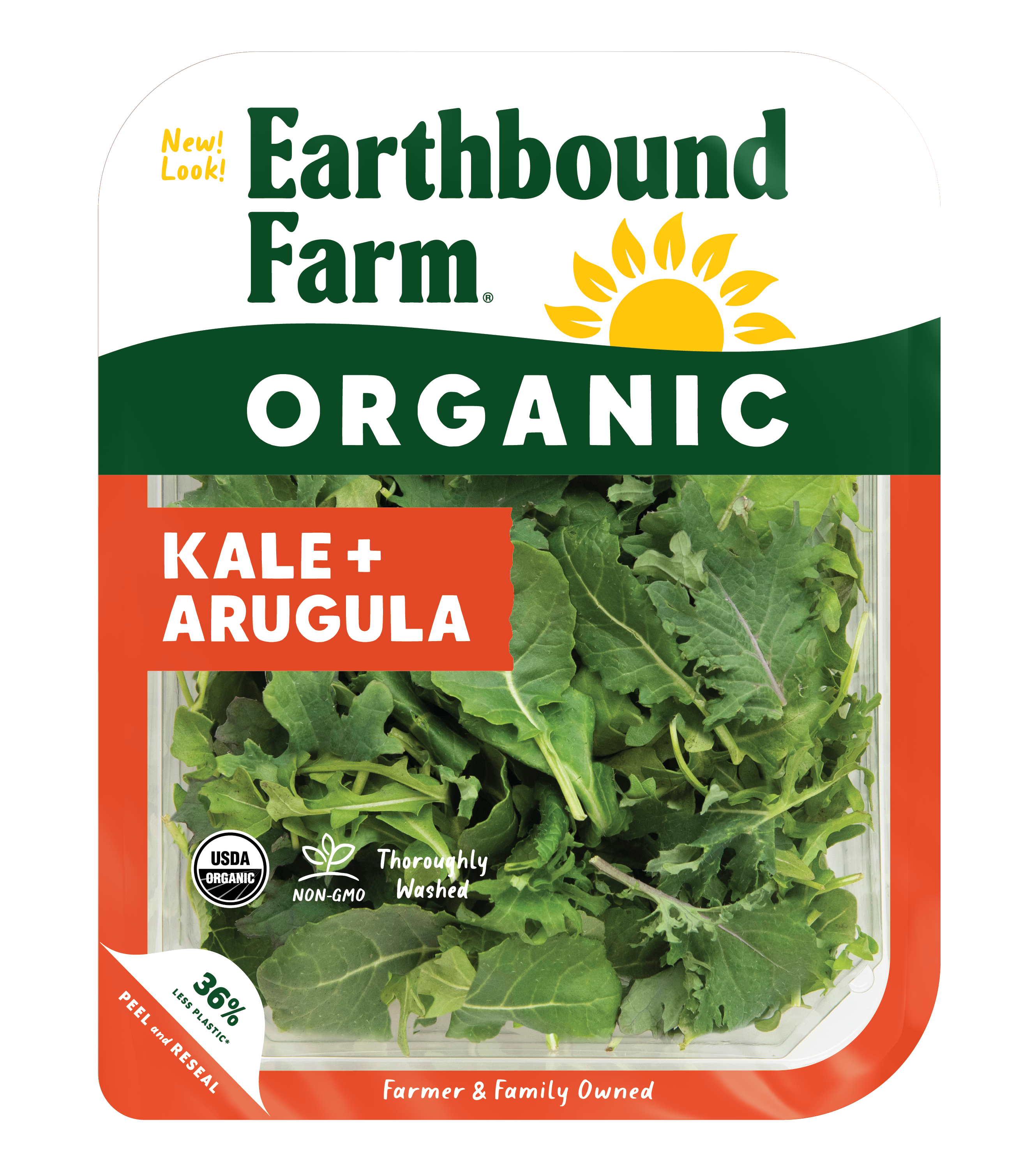 Organic Baby Kale and Baby Arugula