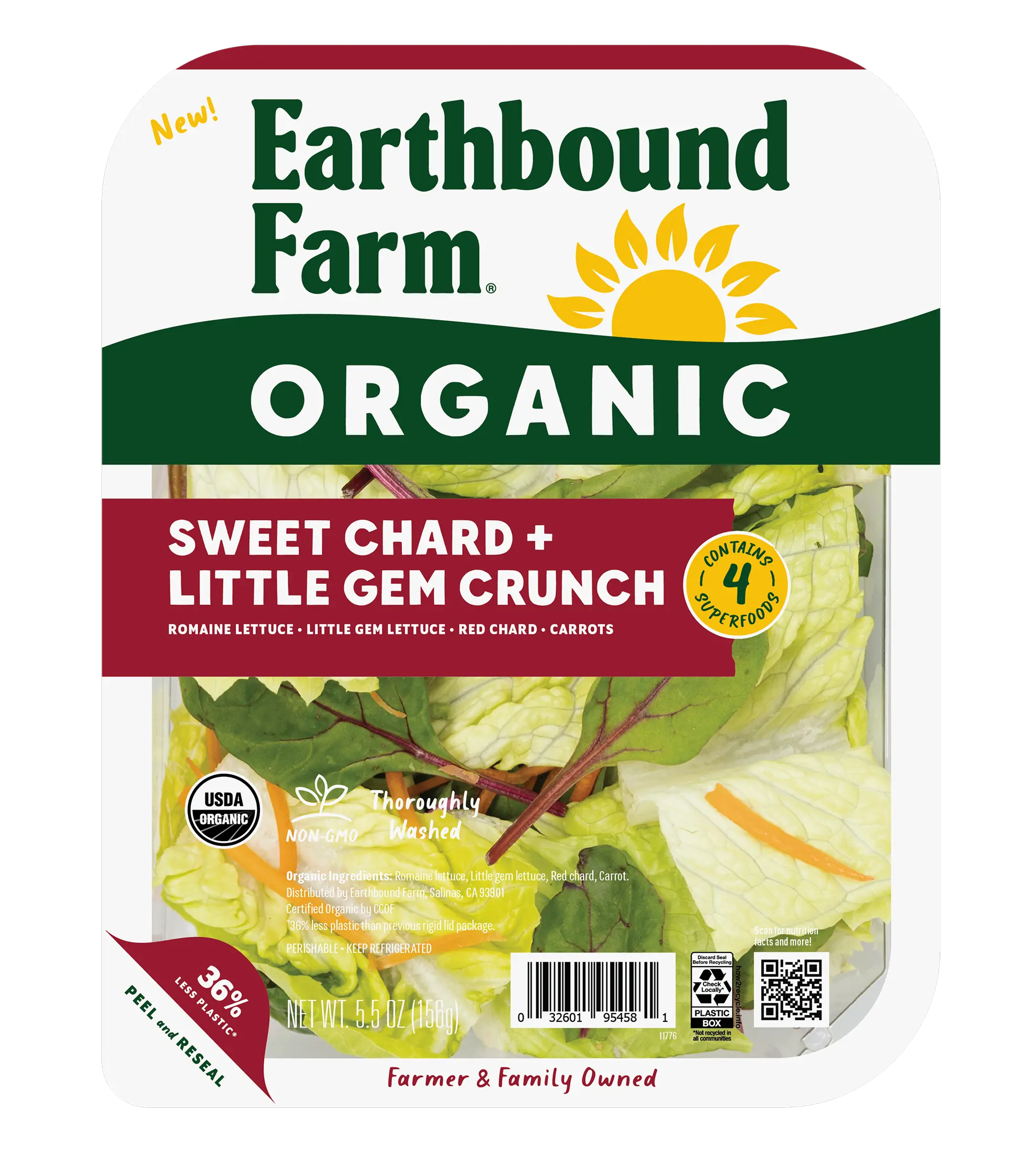 Sweet Chard + Little Gem Crunch