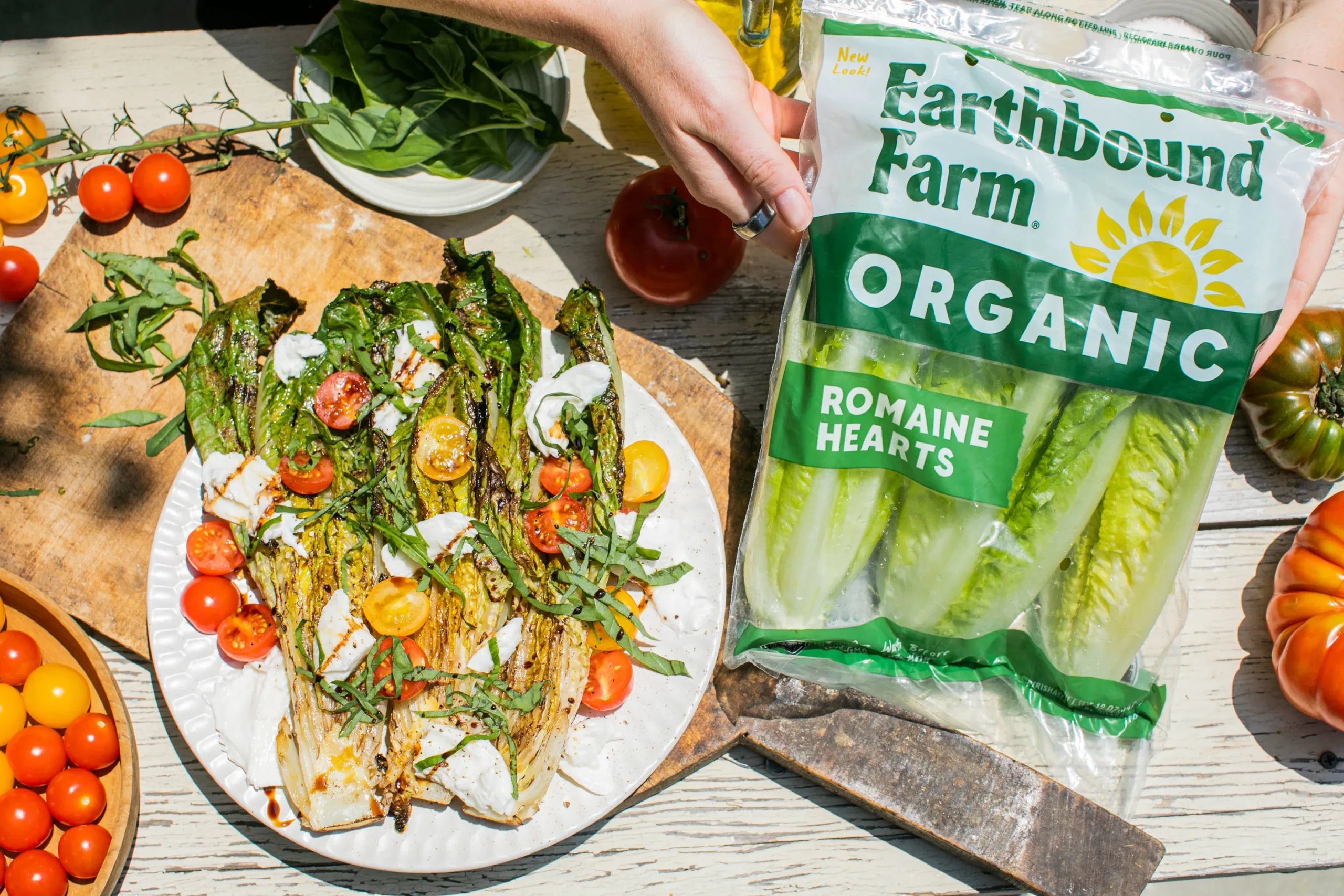 Grilled Romaine Caprese Salad Featured Package