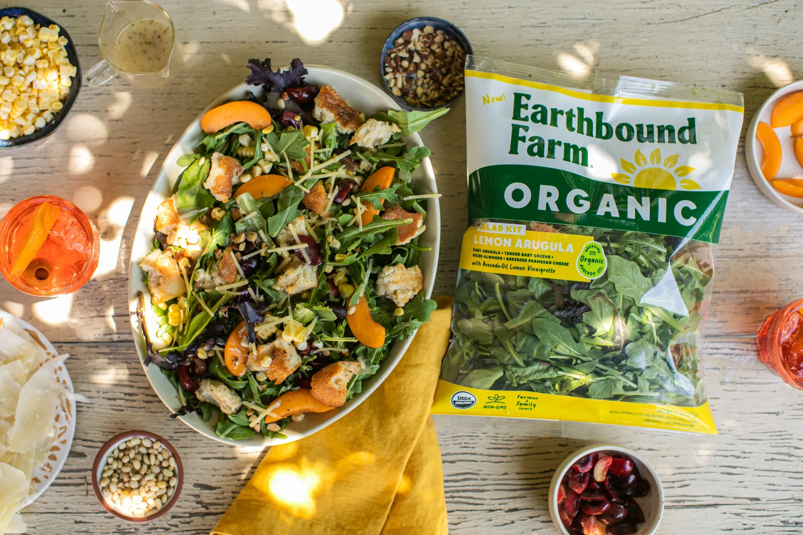 Lemon Arugula Salad with Apricots and Cherries Featured Package