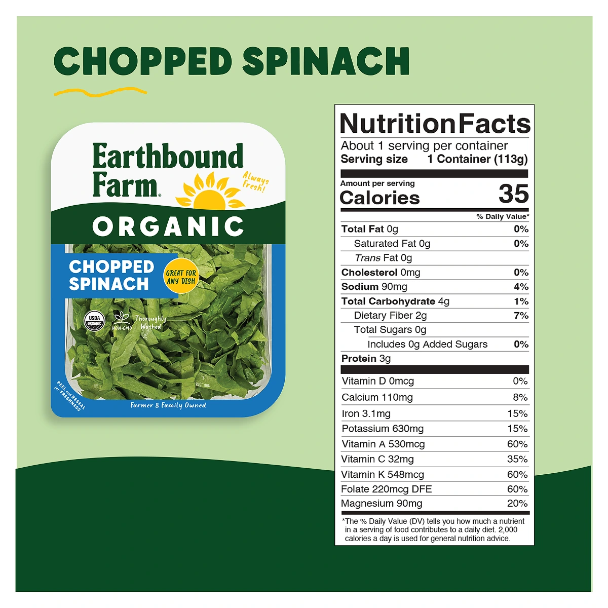 Ebf Chopped Spinach 4oz Nfp
