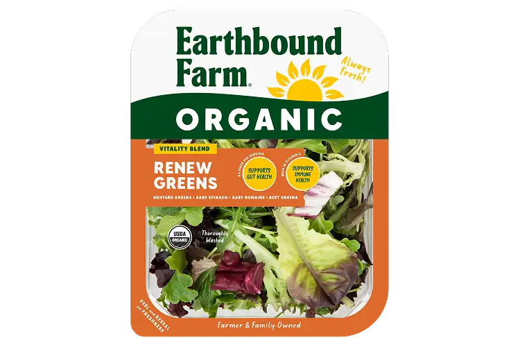 EBF Vitality Renew Greens 4oz Front