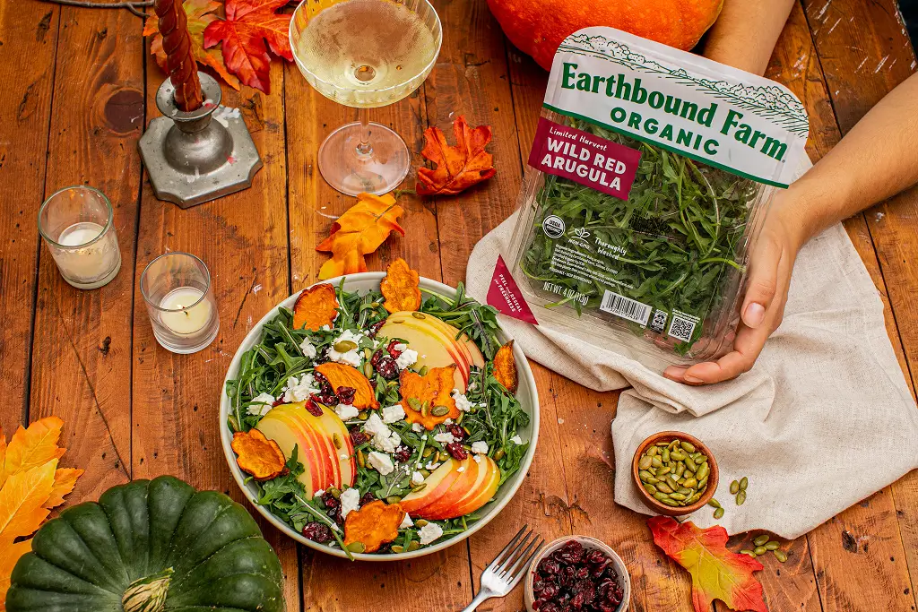 Wild Red Arugula & Apple Harvest Salad with Package